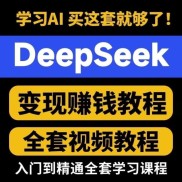 DeepSeek赚钱全套视频教程，入门到精通全套