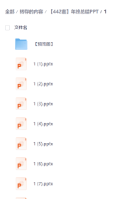 年终总结PPT【442套】