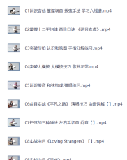 吉他弹唱入门课（完结）